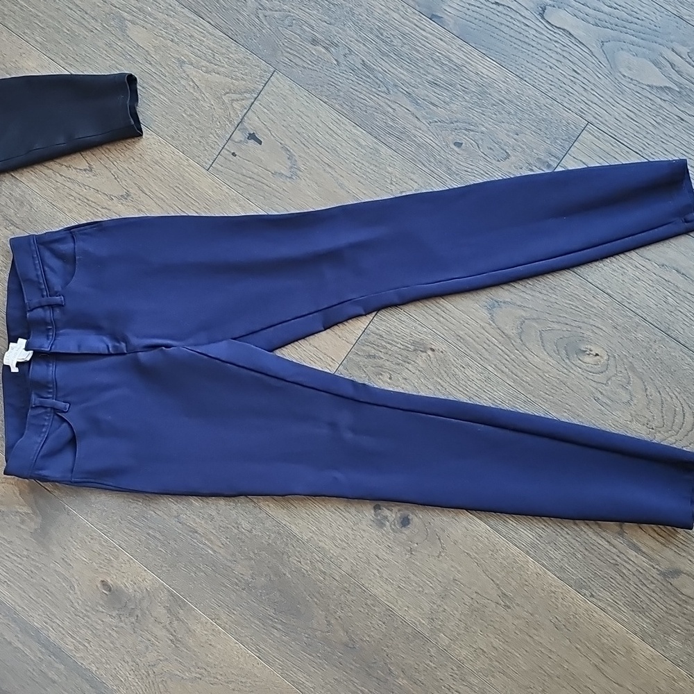 J.Crew Gigi Slim Ankle Pants Bundle Size 4 Black & Navy - Picture 3 of 11
